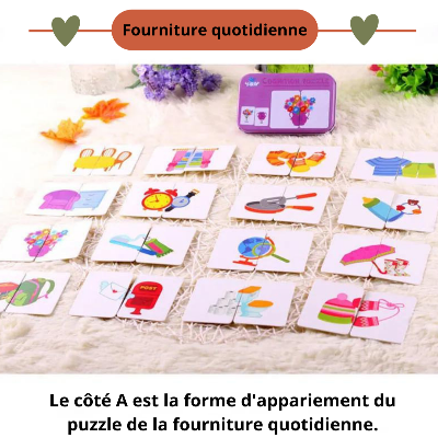 Puzzle double face - Fourniture quotidienne