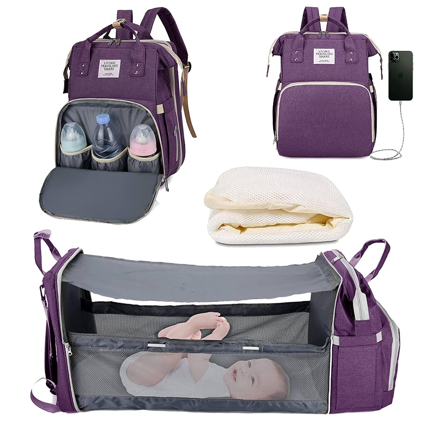 Sac à langer portatif | Berceau de voyage BabyNappy™ - La magie de bébé