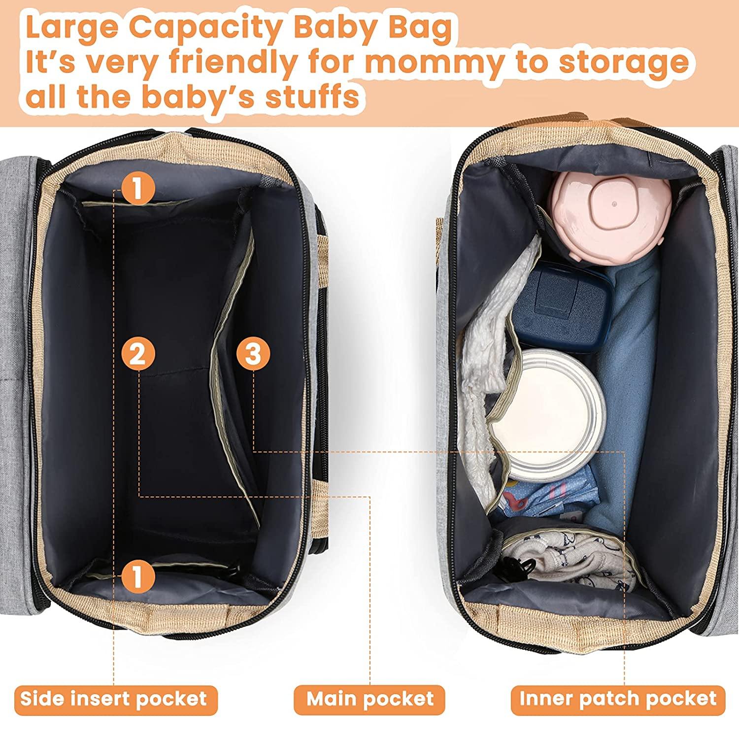 Sac à langer portatif | Berceau de voyage BabyNappy™ - La magie de bébé